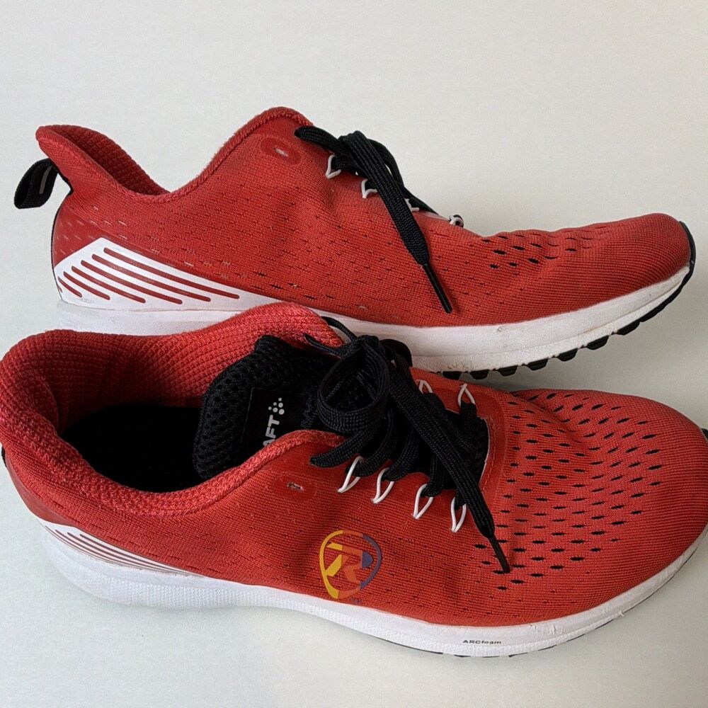 Craft Red Women’s US 9.5 ARCfoam Sneakers Shoes Lace Up Athletic Comfort